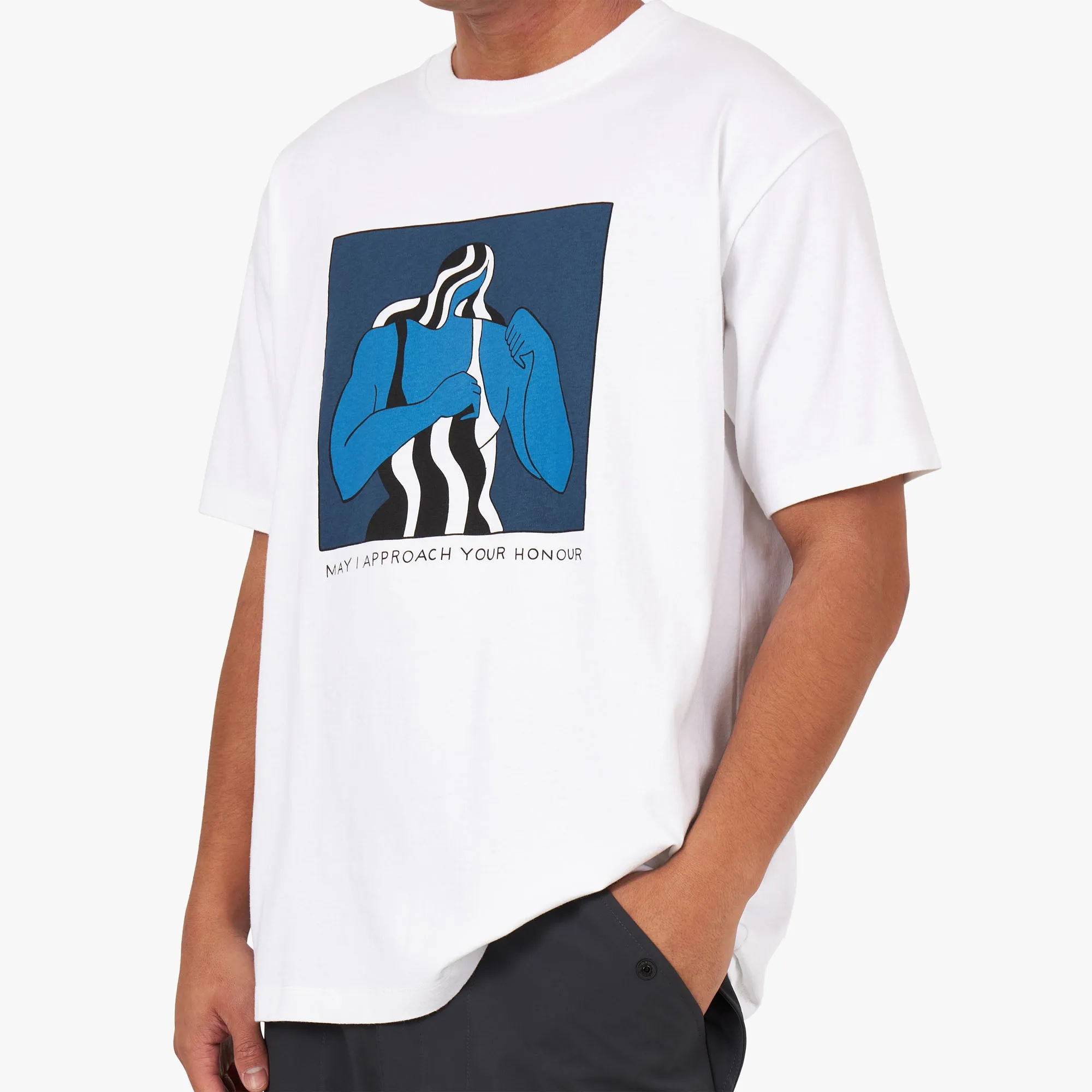 by Parra Self Defense T-Shirt / White sold by Livestock product image thumbnail 2
