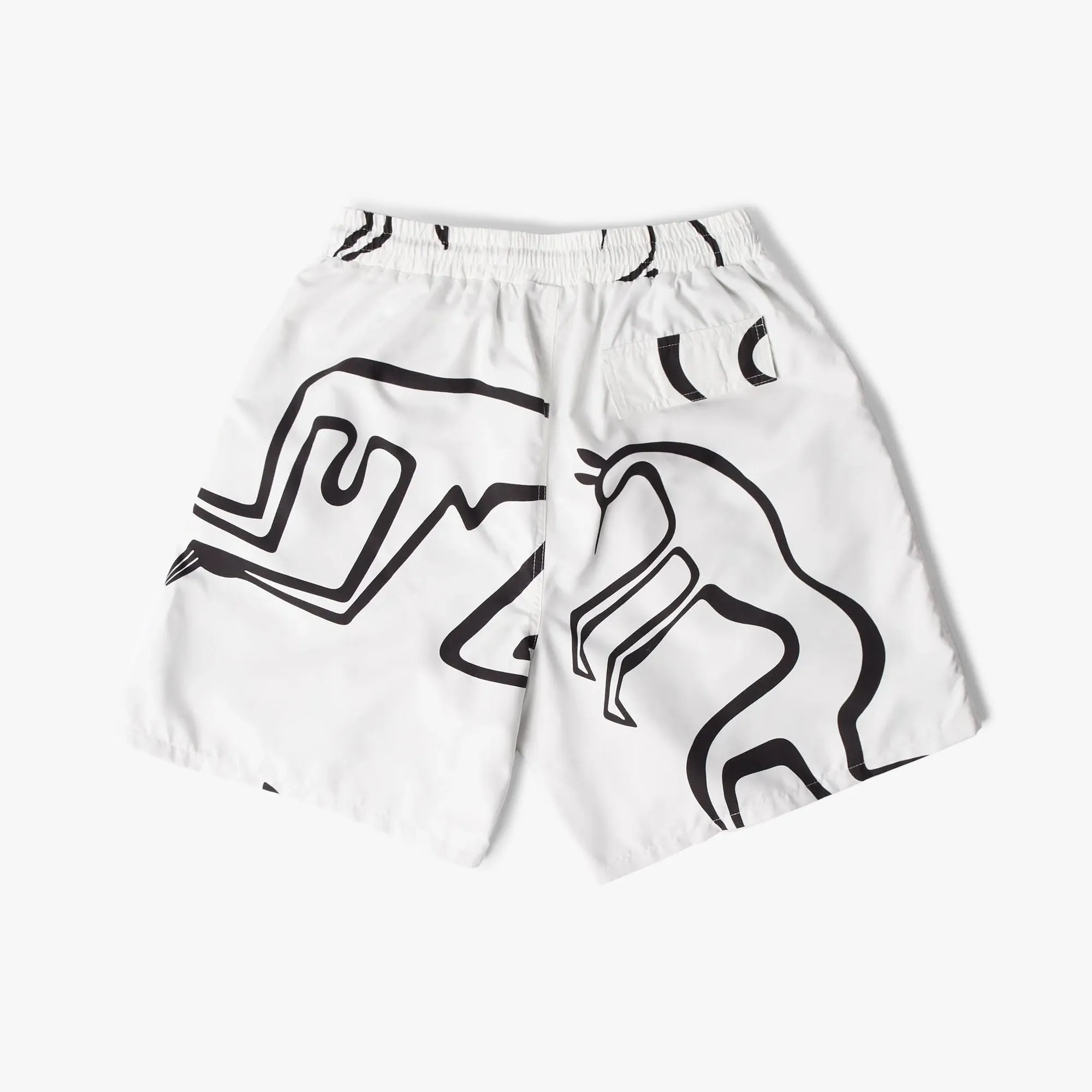 by Parra Yoga Walks Swim Shorts White sold by Livestock product image thumbnail 2