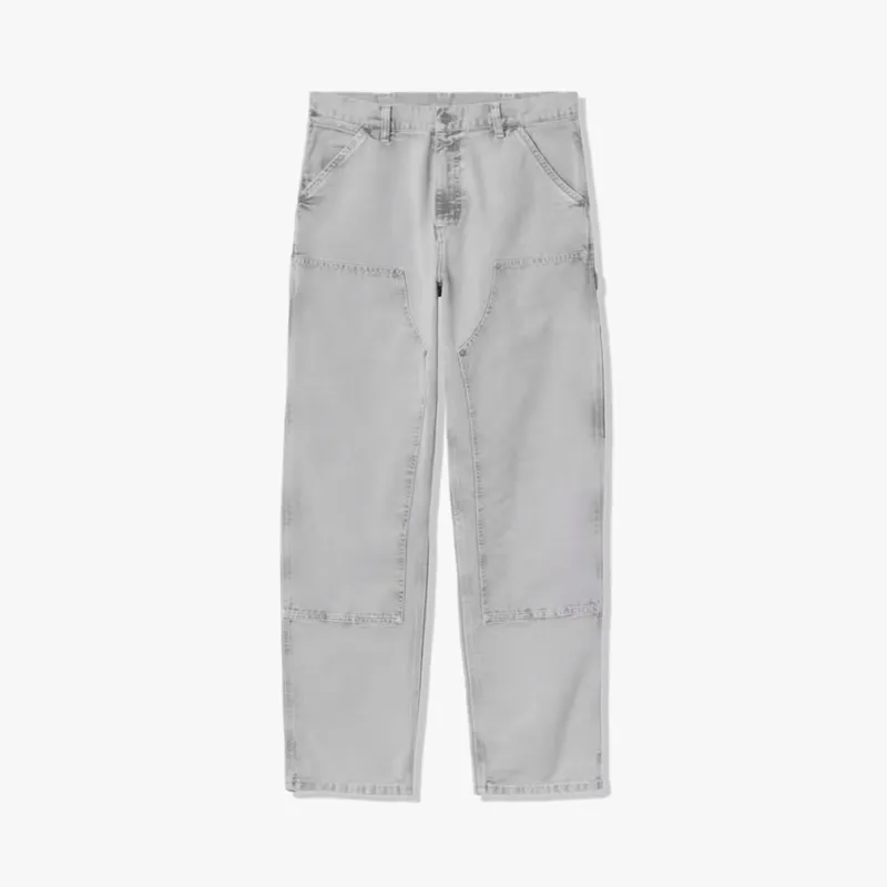 Carhartt WIP Double Knee Pant / Chalk Wash sold by Livestock