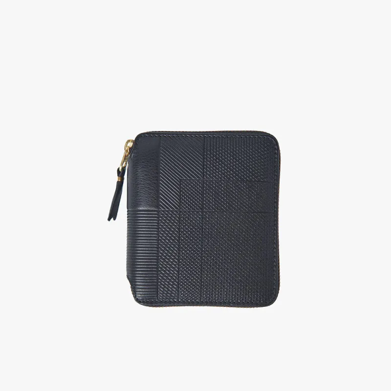 COMME des GARÇONS WALLET Intersection Zip Wallet / Black made by Livestock