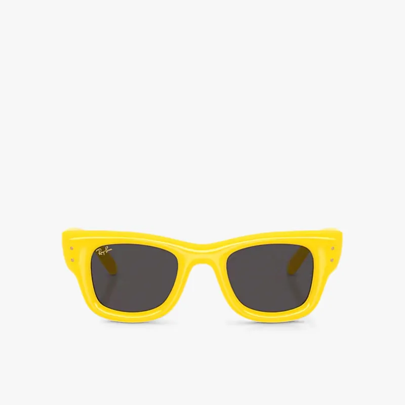 A$AP Rocky x Ray-Ban Wayfarer Puffer Yellow sold by Livestock