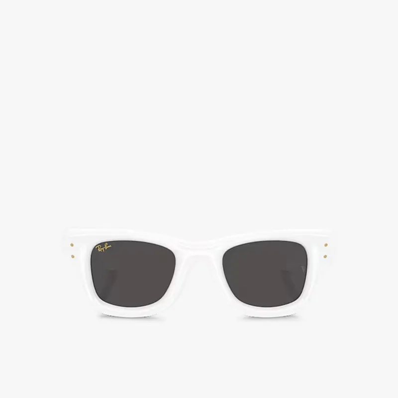 A$AP Rocky x Ray-Ban Wayfarer Puffer White sold by Livestock