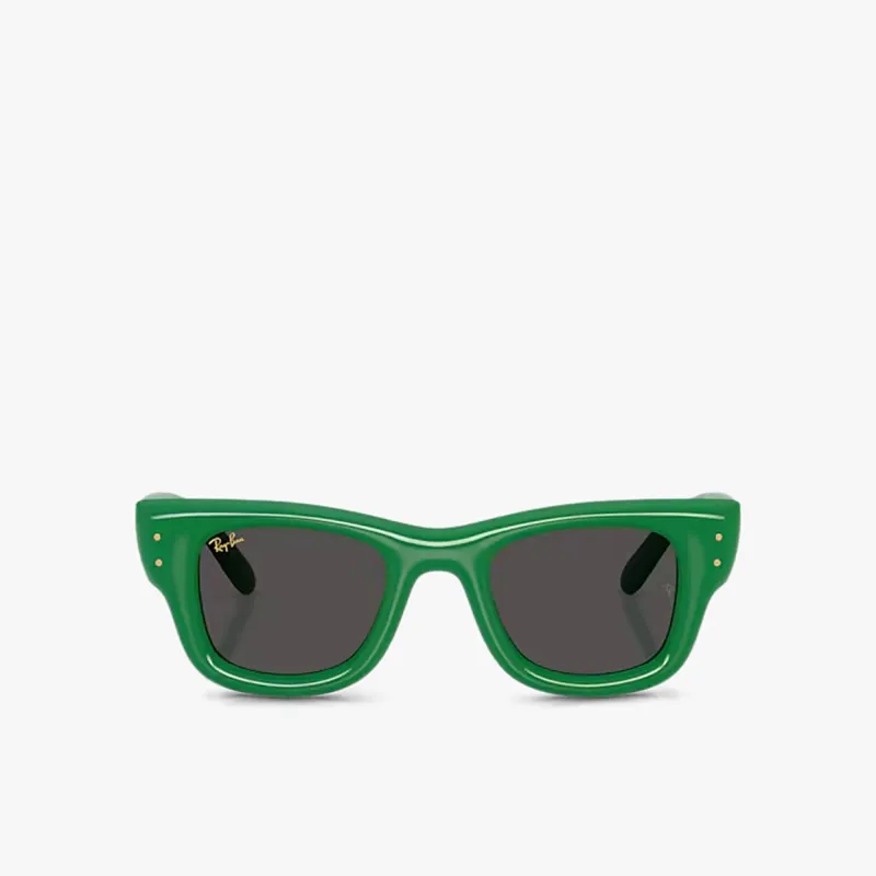 A$AP Rocky x Ray-Ban Wayfarer Puffer Green sold by Livestock