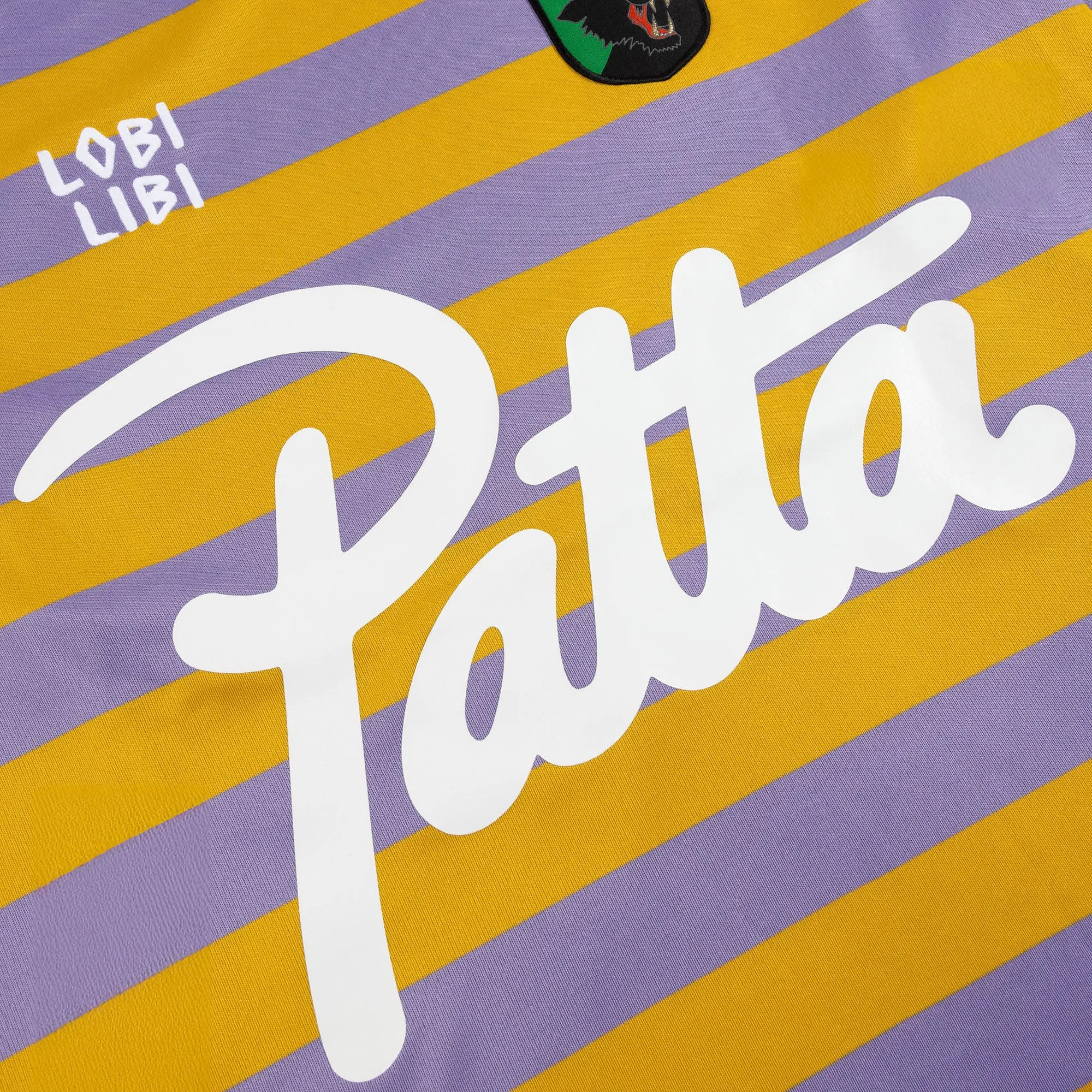 Patta Striped Longsleeve Football Jersey Chalk Violet sold by Livestock product image thumbnail 5