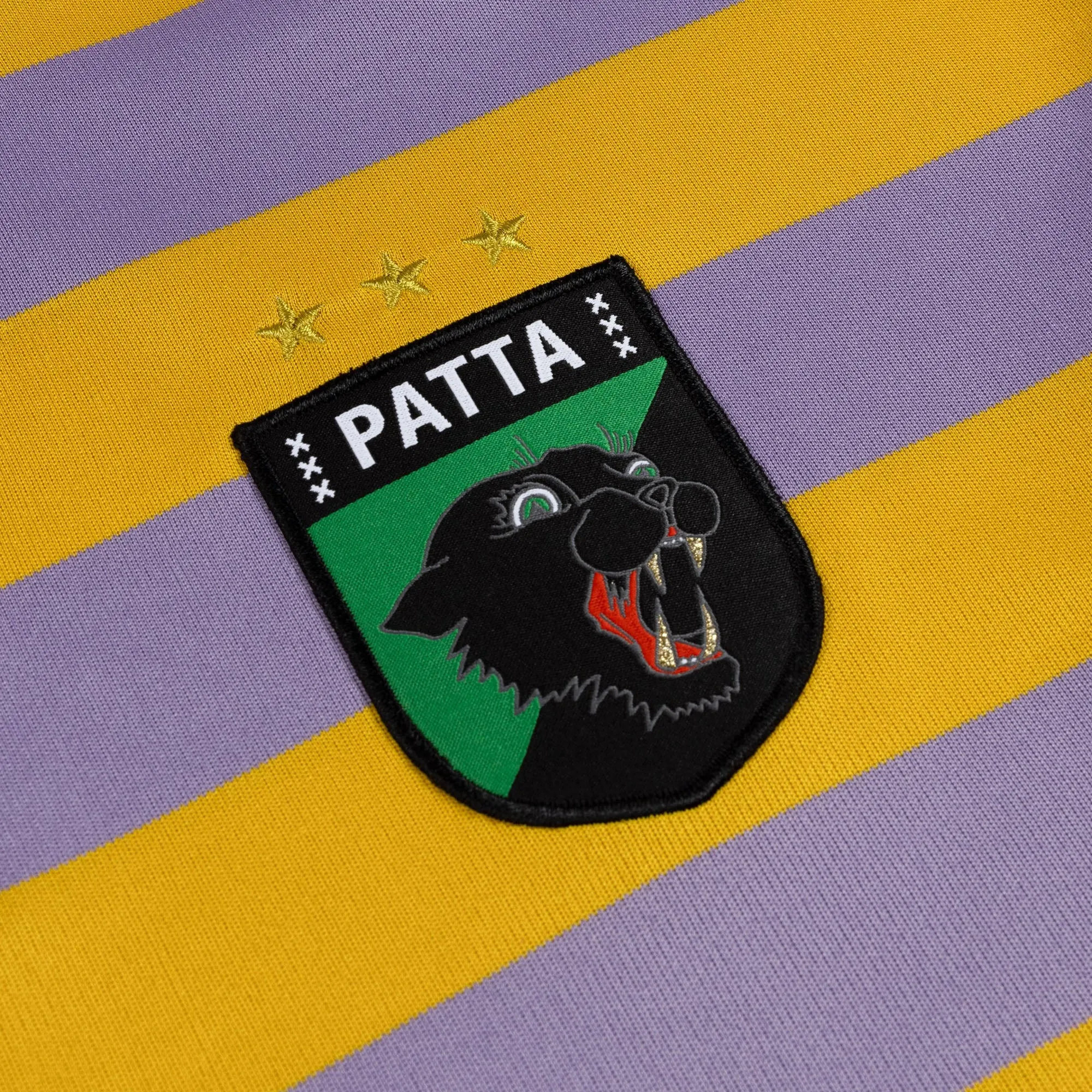 Patta Striped Longsleeve Football Jersey Chalk Violet sold by Livestock product image thumbnail 4