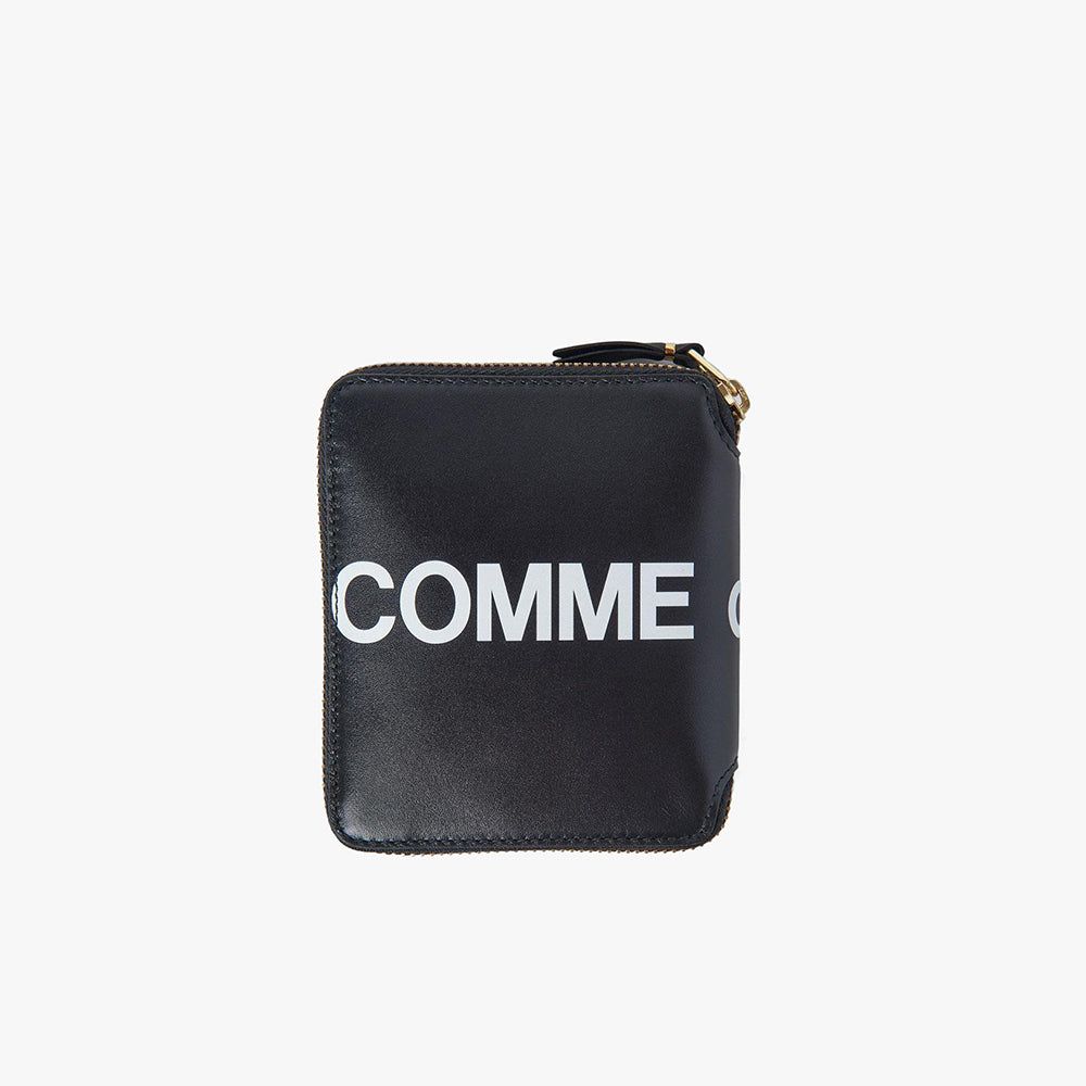 COMME des GARÇONS WALLET Huge Logo Full Zip Wallet / Black sold by Livestock product image thumbnail 4