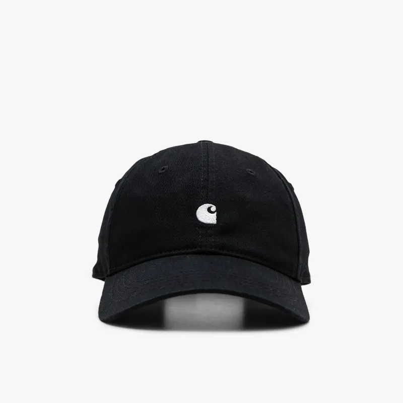 Carhartt WIP Madison Logo Cap Black / White sold by Livestock
