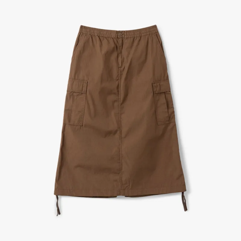 Carhartt WIP Women's Cargo Skirt Long / Chocolate sold by Livestock