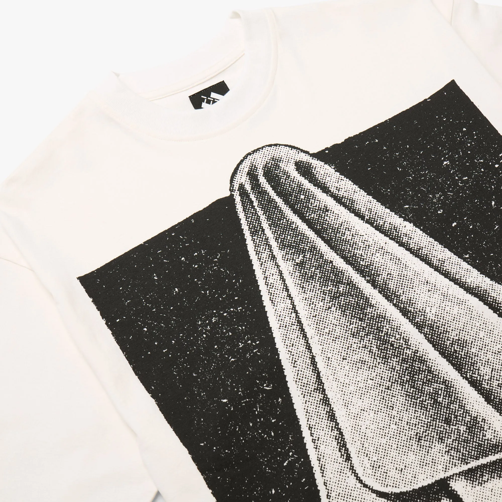 The Trilogy Tapes Drapery T-Shirt White sold by Livestock product image thumbnail 3
