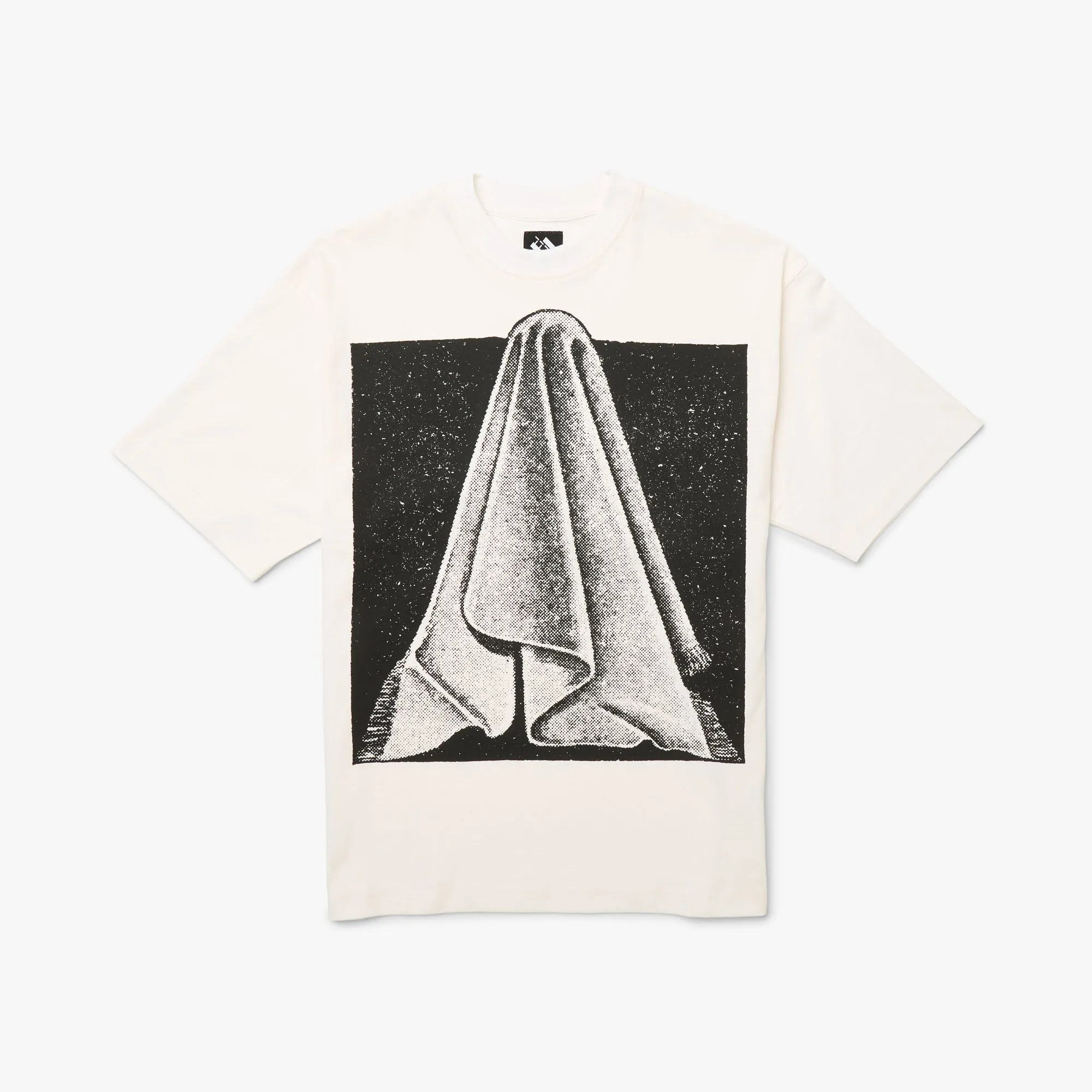 The Trilogy Tapes Drapery T-Shirt White sold by Livestock
