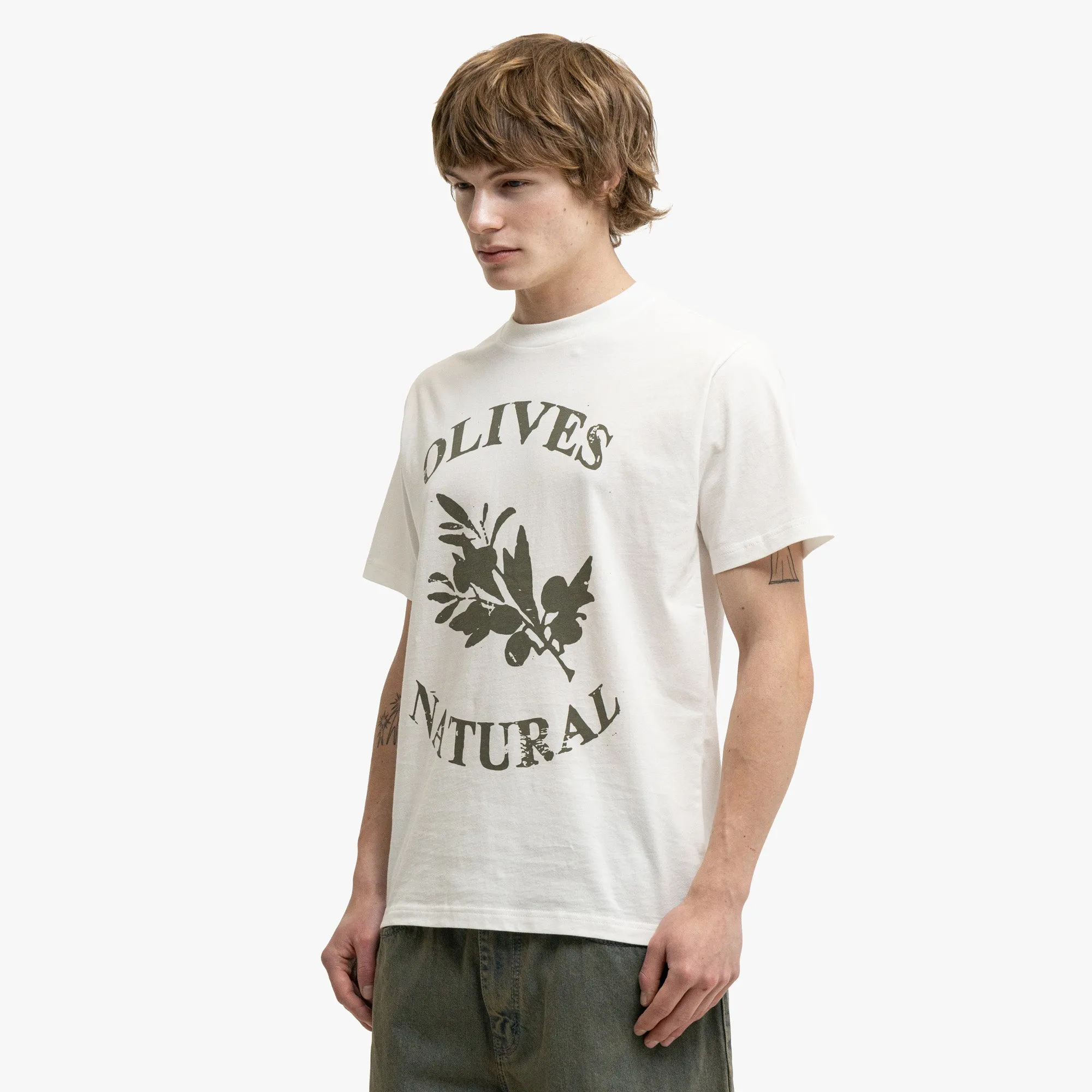 Museum of Peace & Quiet Olives T-Shirt / White sold by Livestock product image thumbnail 2