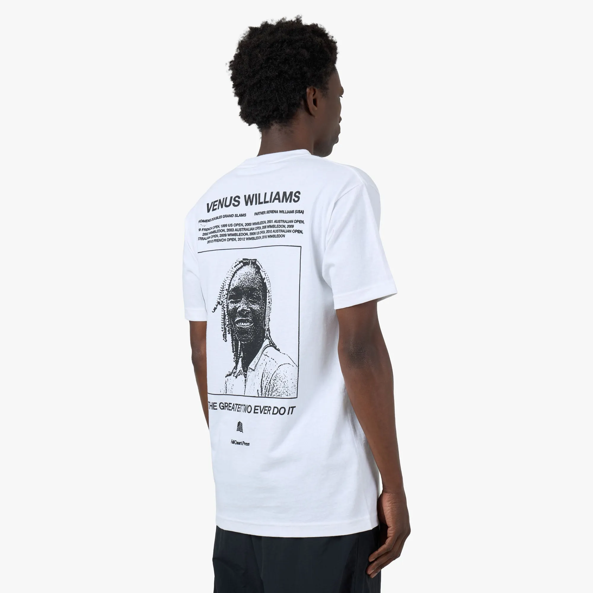 Full Court Press Williams T-Shirt White sold by Livestock product image thumbnail 3
