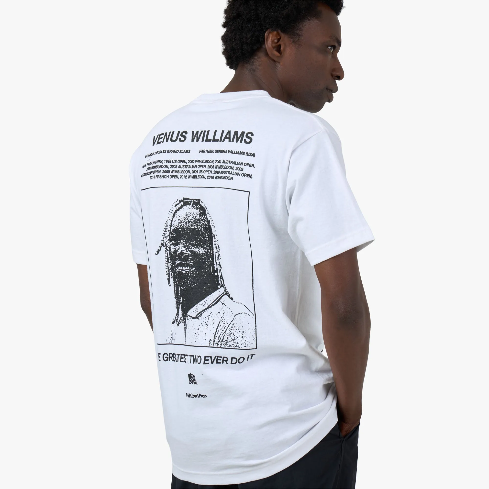 Full Court Press Williams T-Shirt White sold by Livestock product image thumbnail 5