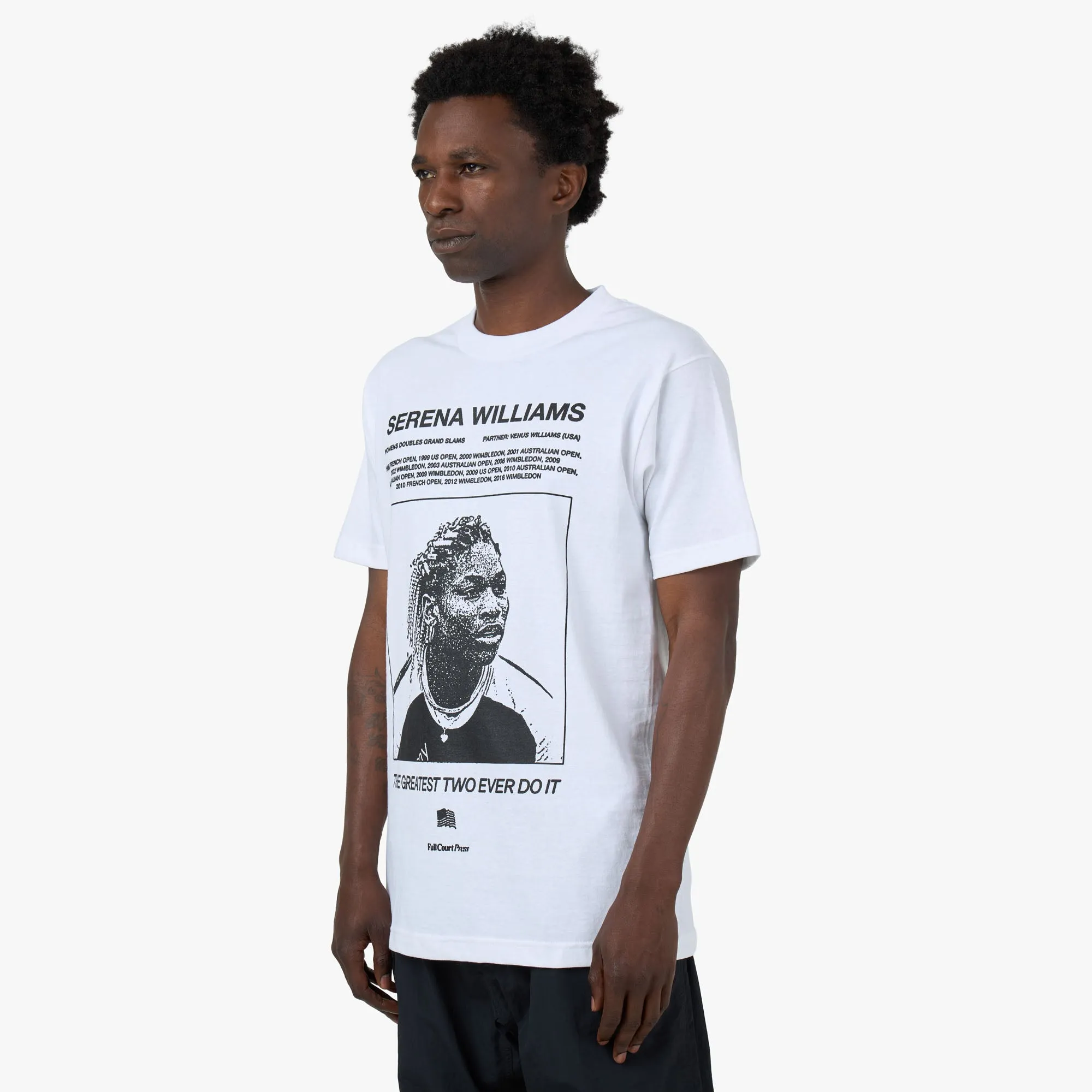 Full Court Press Williams T-Shirt White sold by Livestock product image thumbnail 2