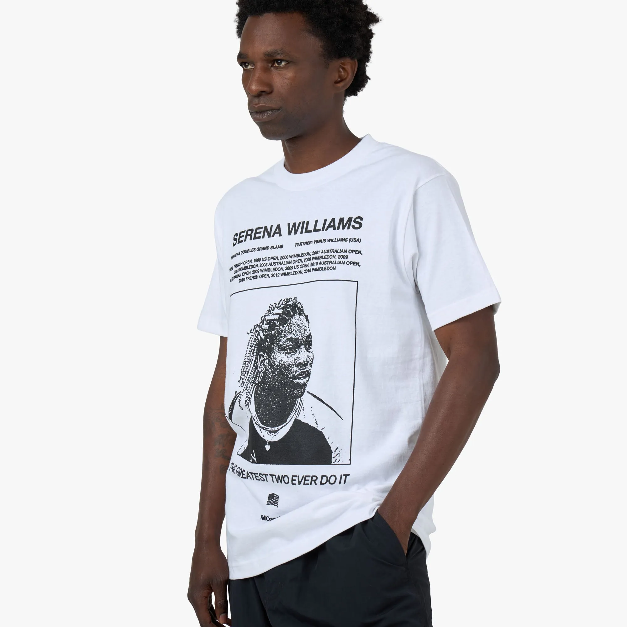 Full Court Press Williams T-Shirt White sold by Livestock product image thumbnail 4