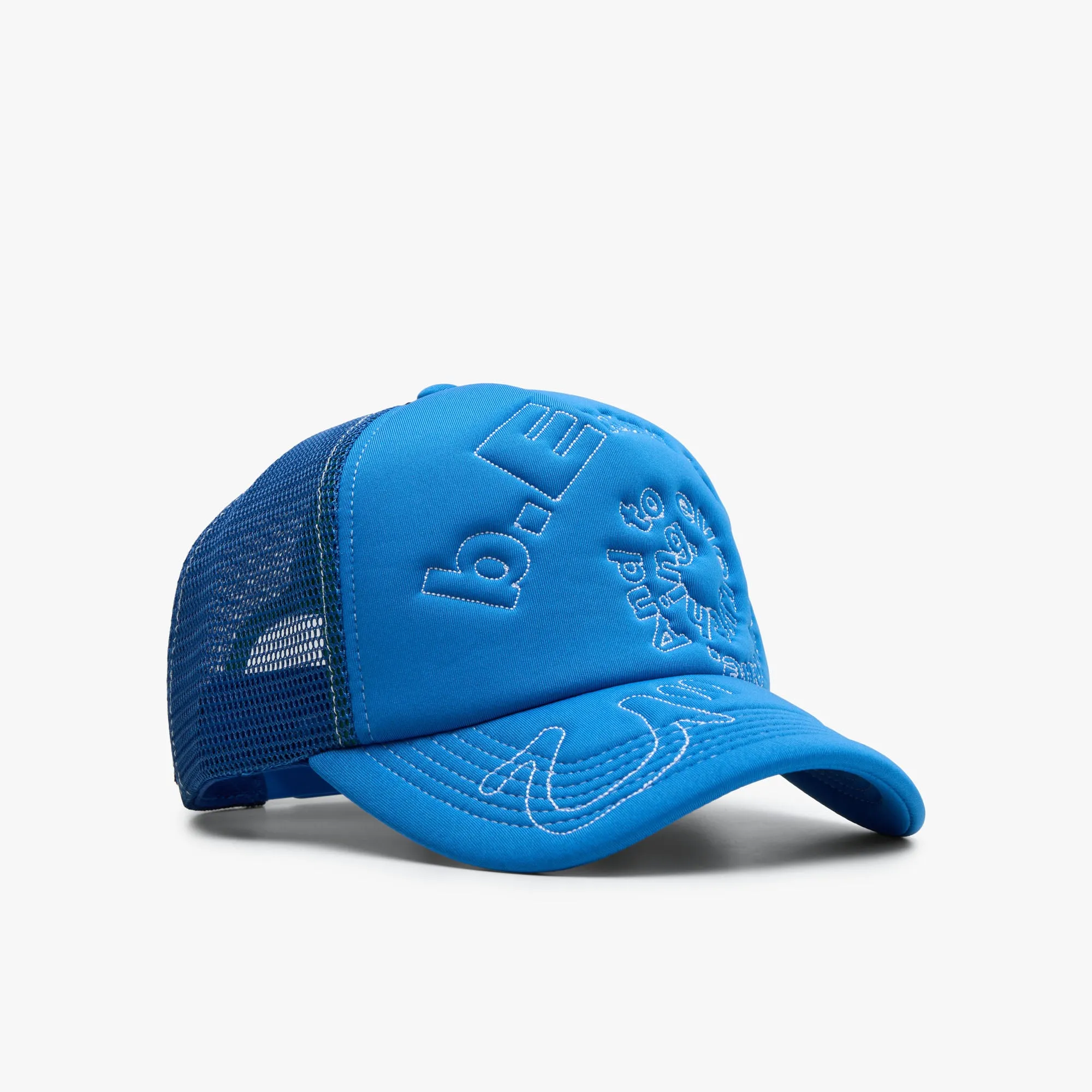 b.Eautiful b.i Foam Trucker Hat Beach Blue sold by Livestock