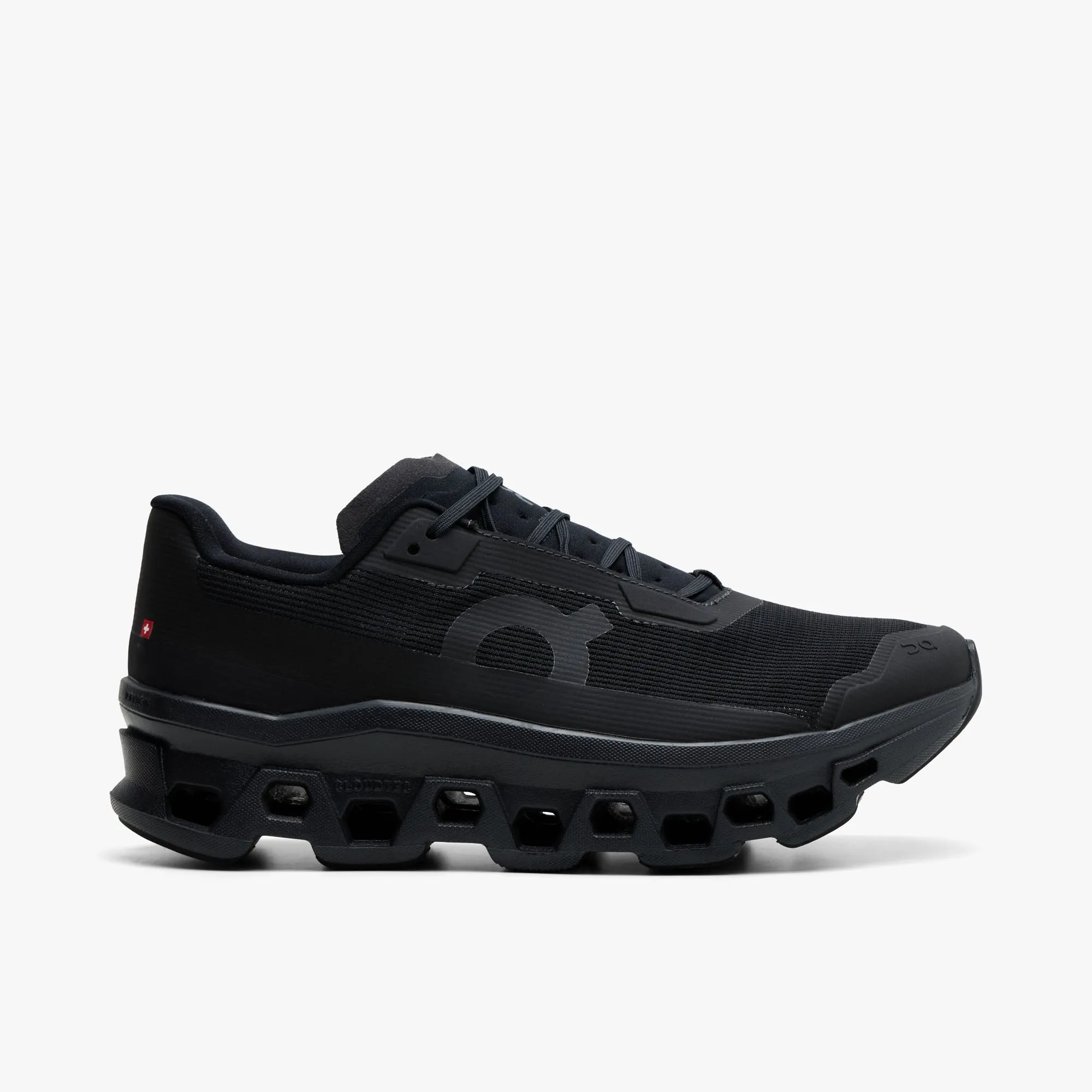 On Cloudmonster Void Black / Black sold by Livestock