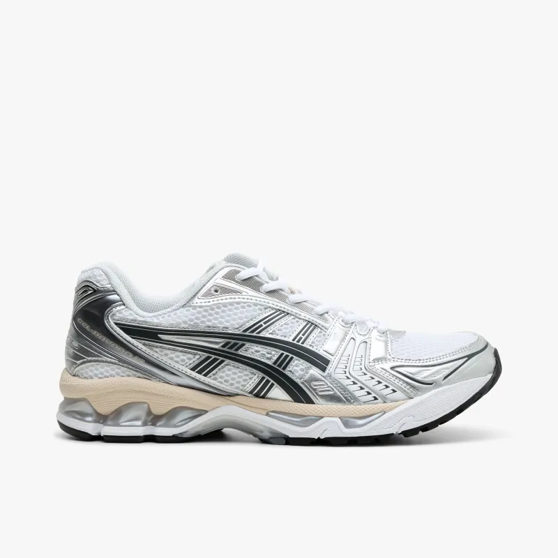 ASICS GEL-Kayano 14 Silver / Black - Cream sold by Livestock