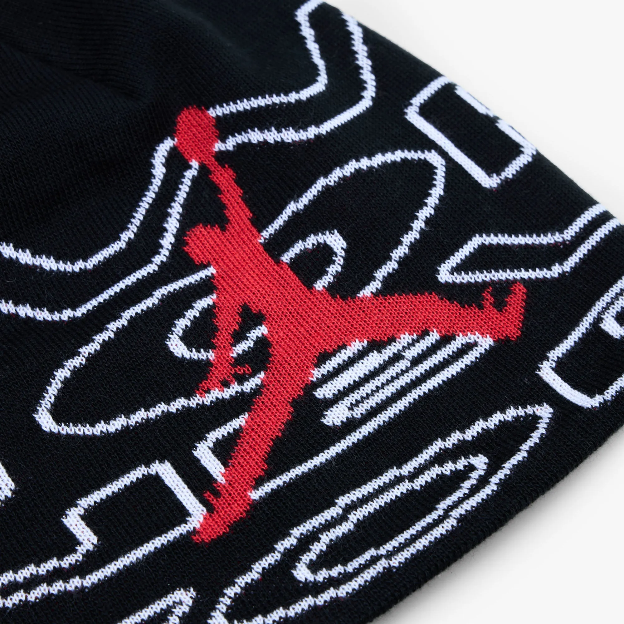 Jordan x Awake NY Peak Beanie Black / White - University Red sold by Livestock product image thumbnail 3