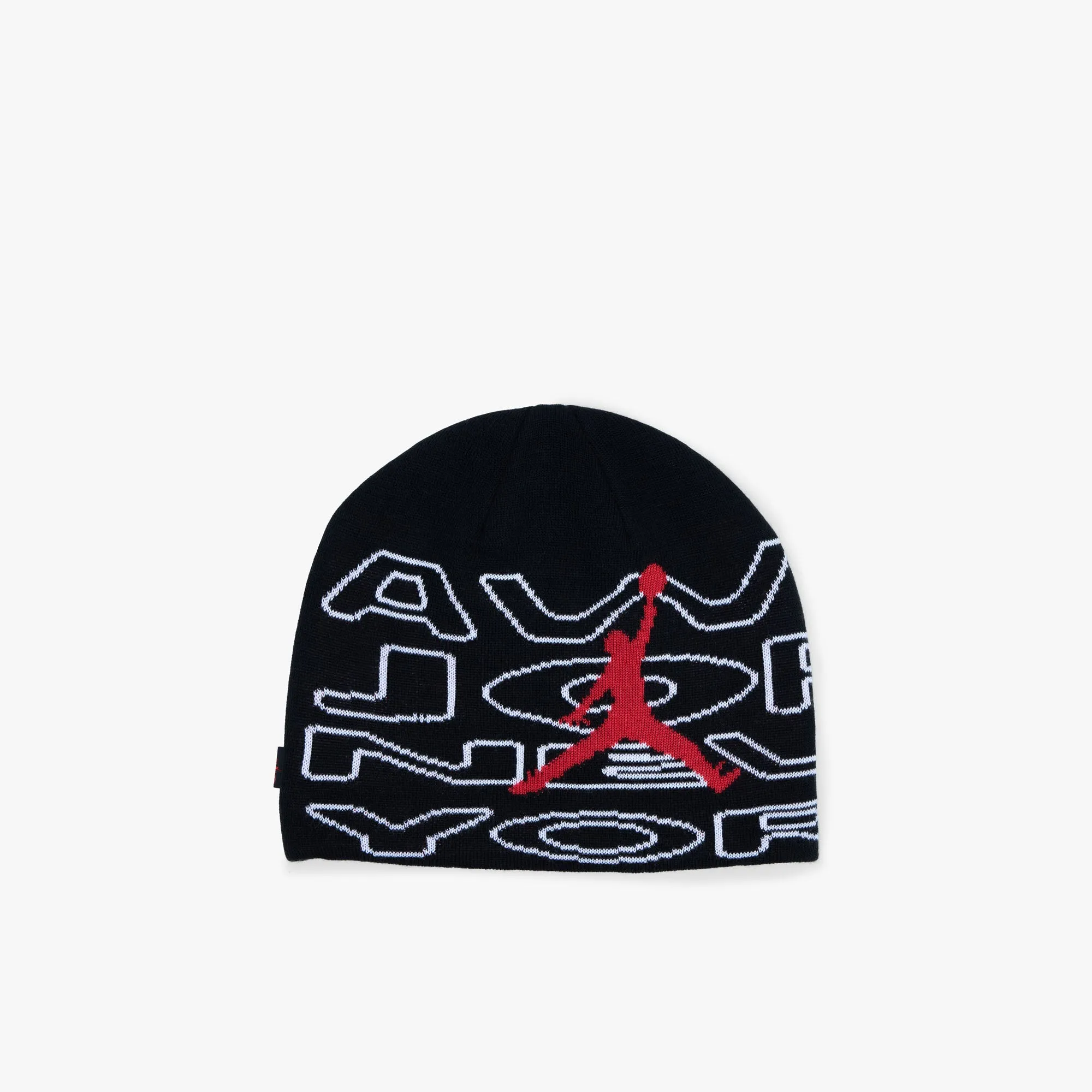 Jordan x Awake NY Peak Beanie Black / White - University Red sold by Livestock