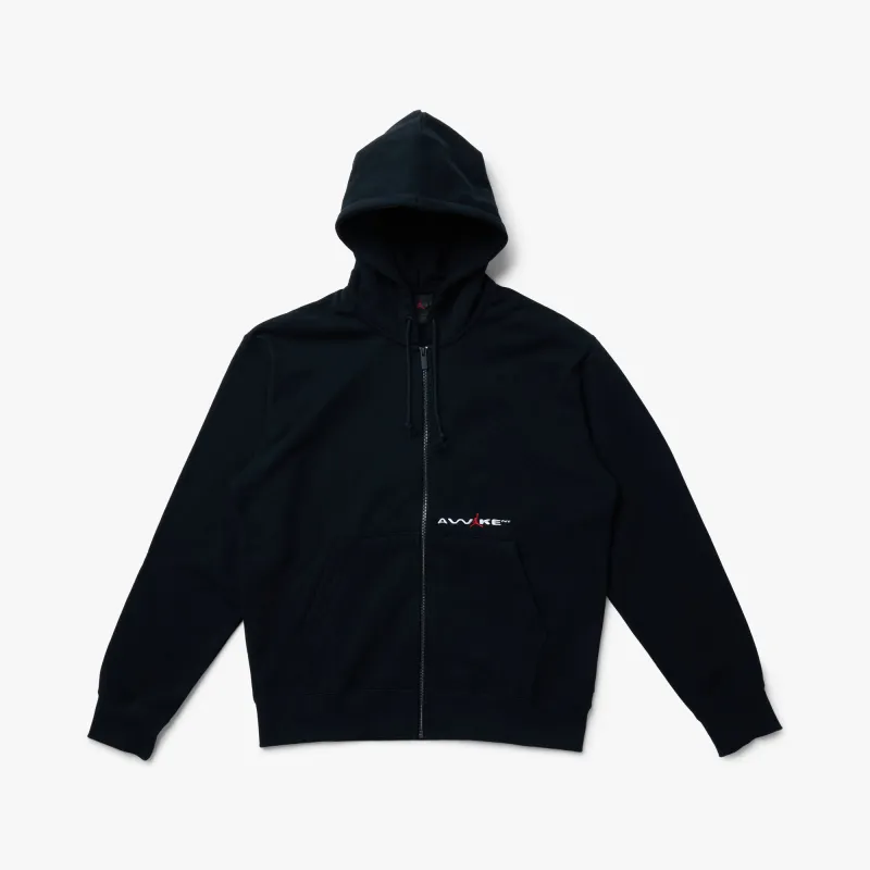 Jordan x Awake NY Full Zip Fleece Hoodie Black / University Red sold by Livestock