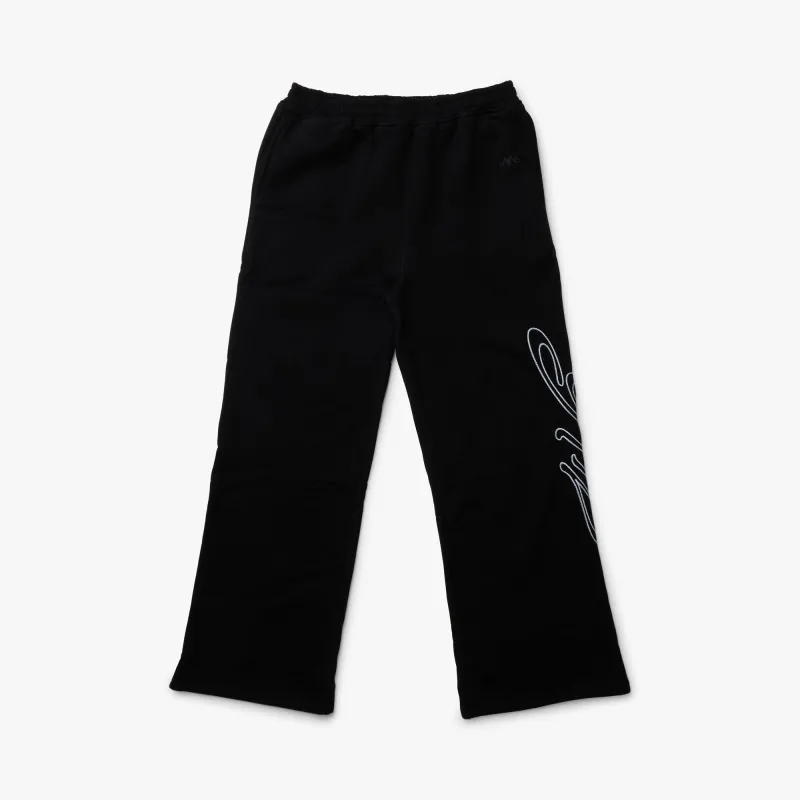 4YE Signature Wide Pant Black / White sold by Livestock