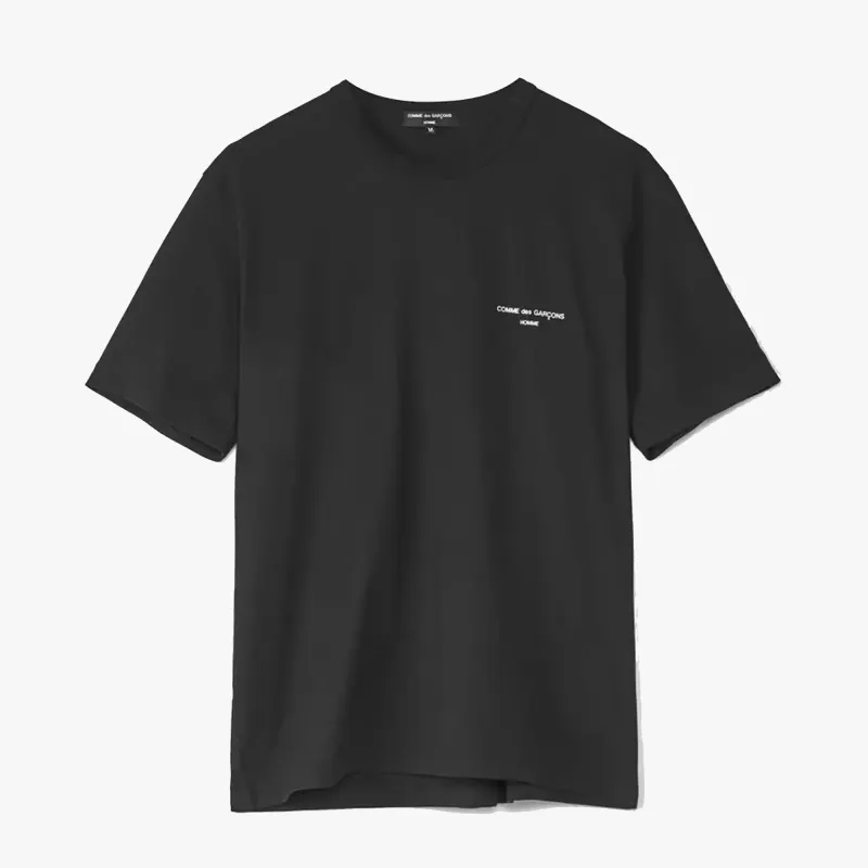 Comme Des Garcon Homme Print Logo Tee / Black sold by Livestock