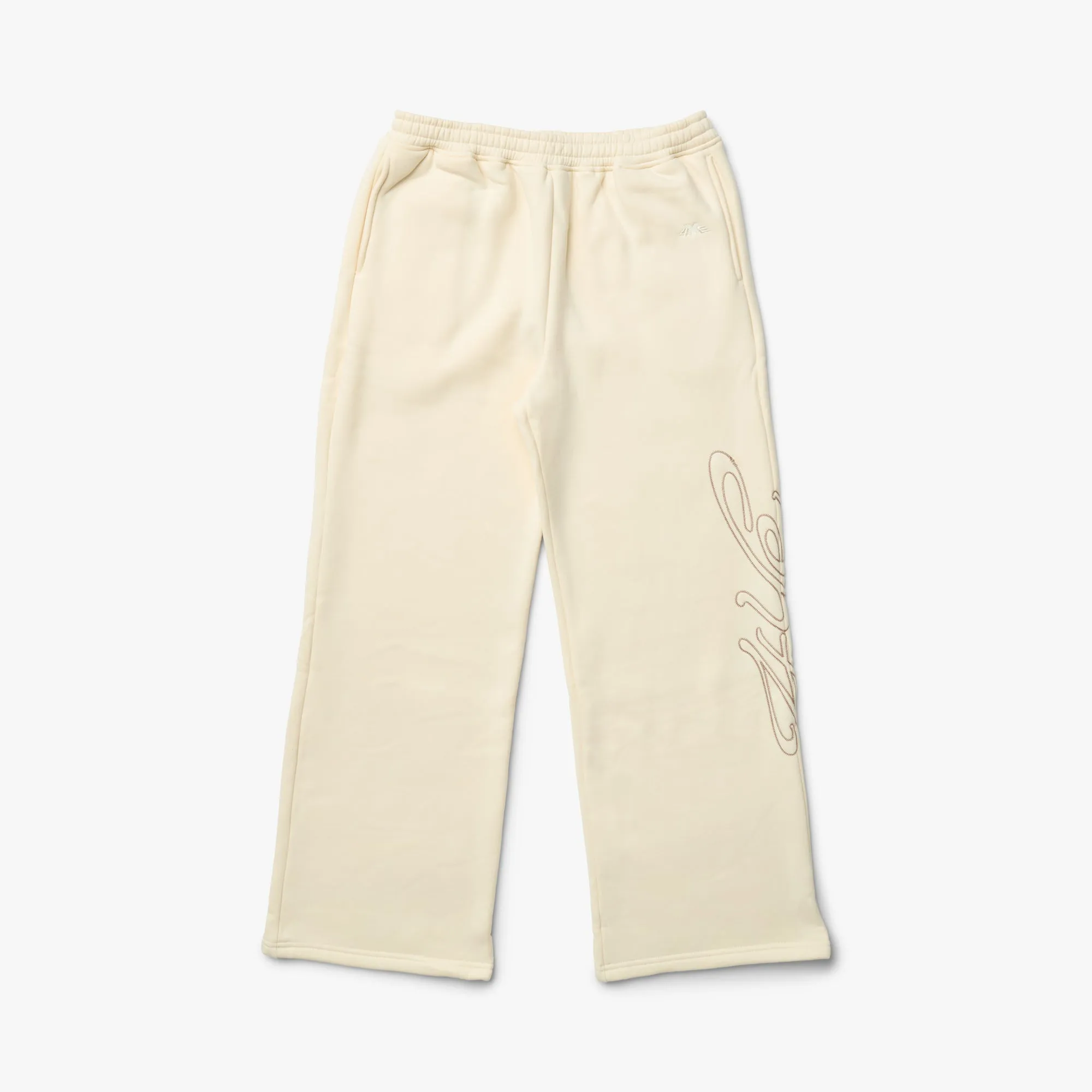 4YE Signature Wide Pant Ivory / Black sold by Livestock