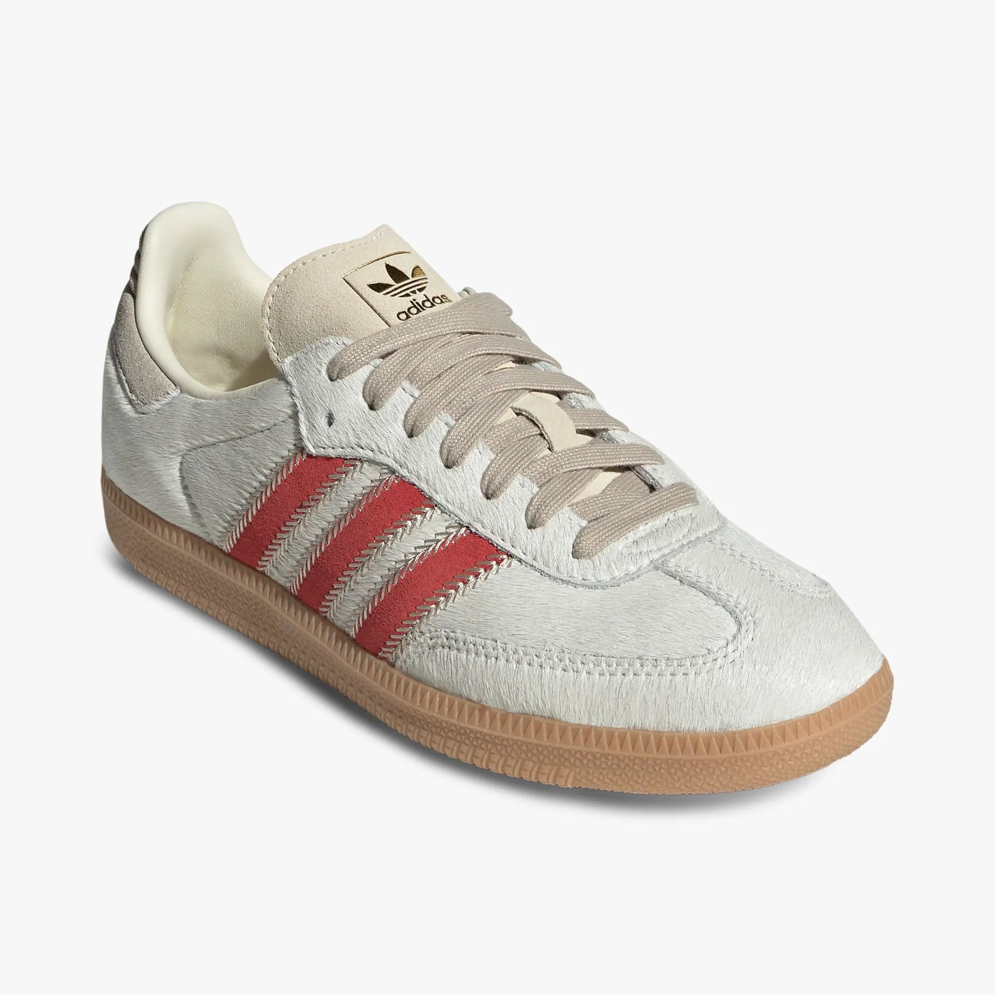 adidas Originals Women's Samba OG Wonder Beige / Cream White - Better Scarlet sold by Livestock product image thumbnail 3