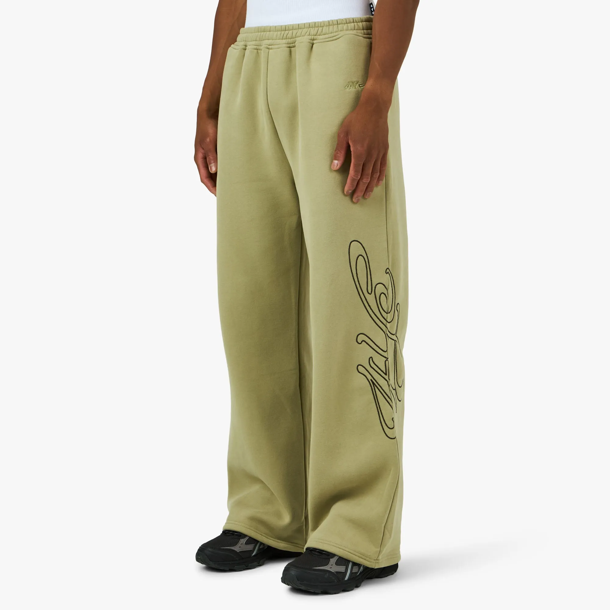 4YE Signature Wide Pant Sage / Black sold by Livestock product image thumbnail 2