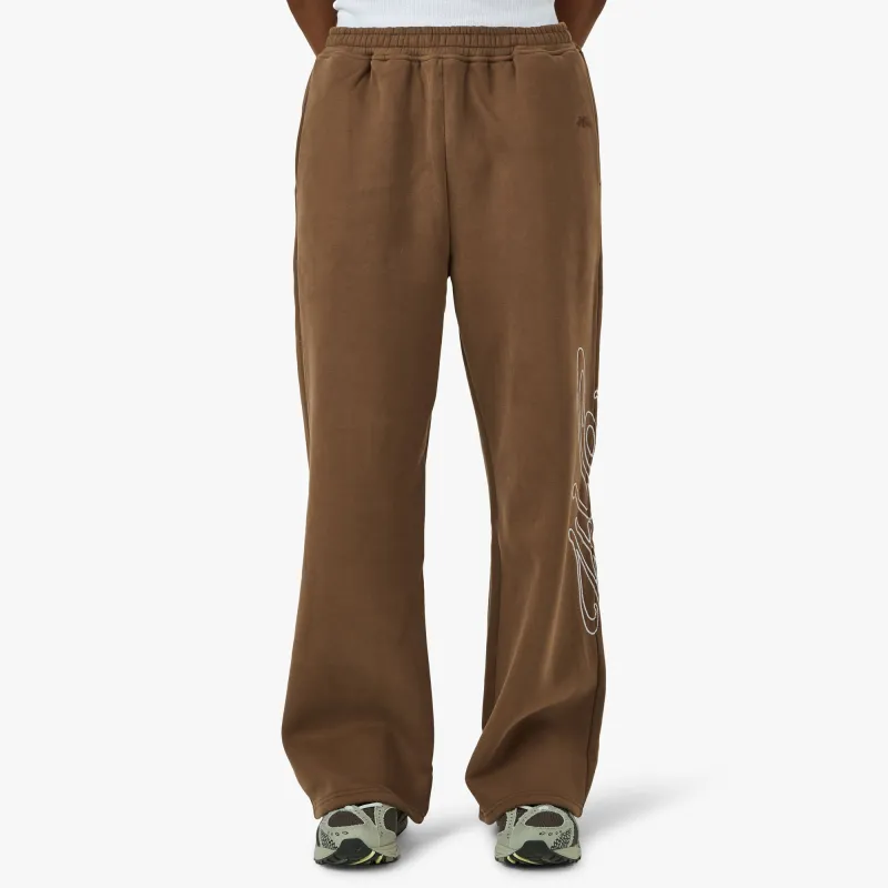 4YE Signature Wide Pant Brown / White sold by Livestock