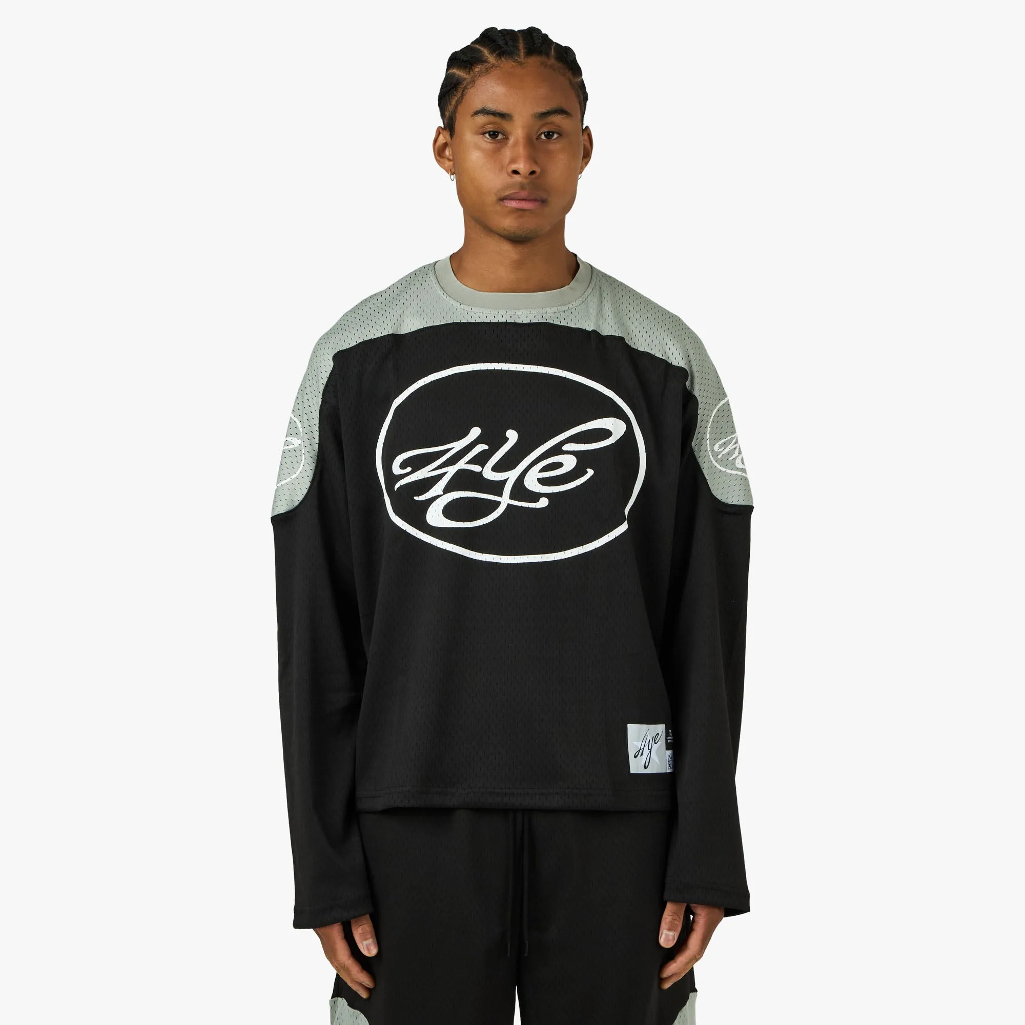 4YE Signature Mesh Jersey Black / Grey sold by Livestock