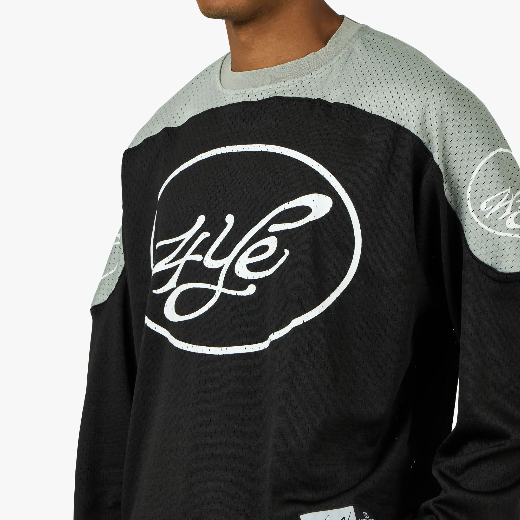 4YE Signature Mesh Jersey Black / Grey sold by Livestock product image thumbnail 4