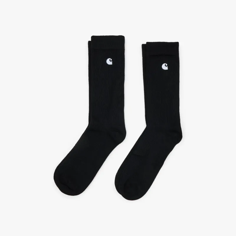 Carhartt WIP Madison Socks (2-Pack) Black sold by Livestock