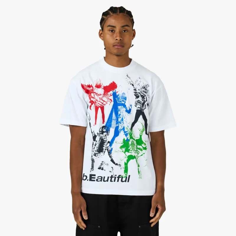 b.Eautiful Hero T-Shirt White sold by Livestock