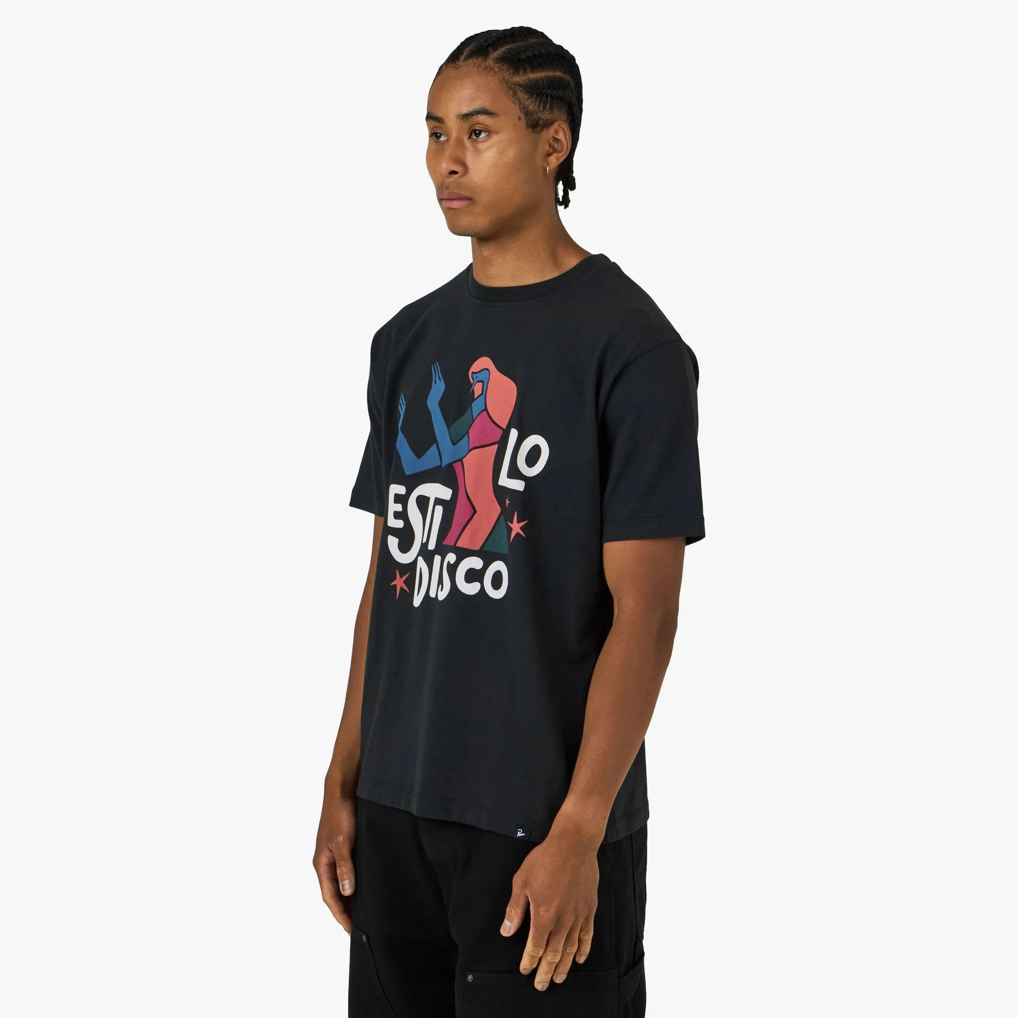by Parra El Stilo Disco T-Shirt Black sold by Livestock product image thumbnail 2
