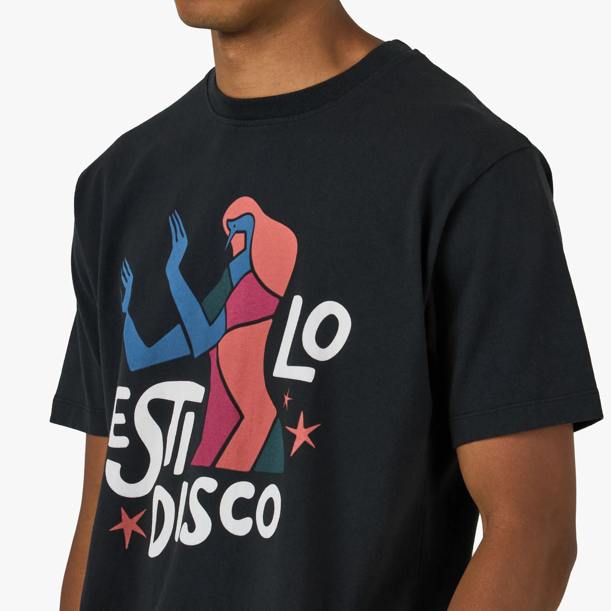 by Parra El Stilo Disco T-Shirt Black sold by Livestock product image thumbnail 4