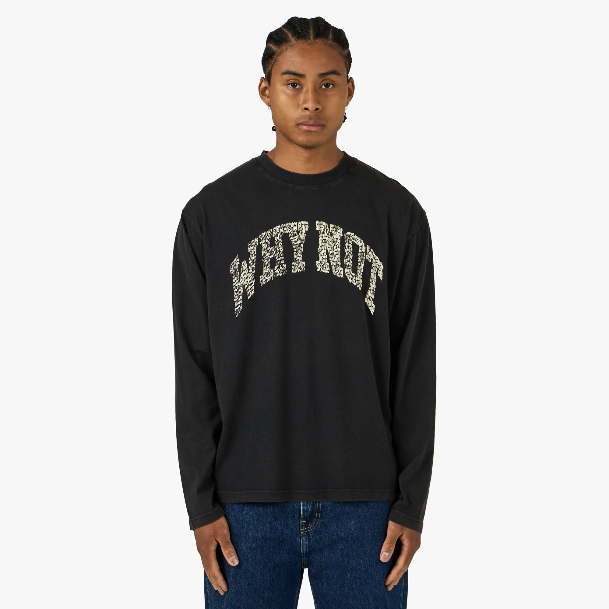 Honor The Gift Why Not Longsleeve Black sold by Livestock