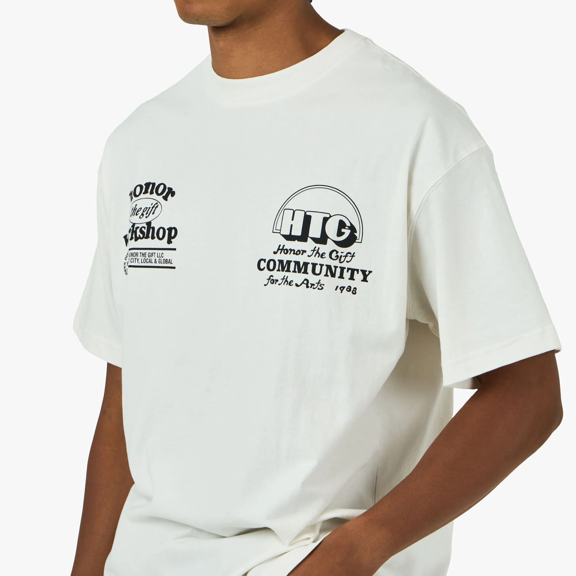 Honor The Gift Honor Workshop T-Shirt Bone sold by Livestock product image thumbnail 4