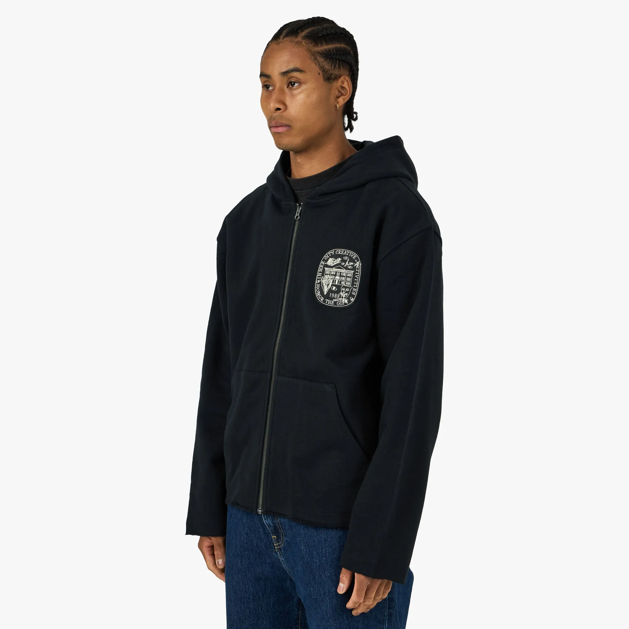 Honor The Gift Honor Art Institute Zip Hoodie Black sold by Livestock product image thumbnail 2