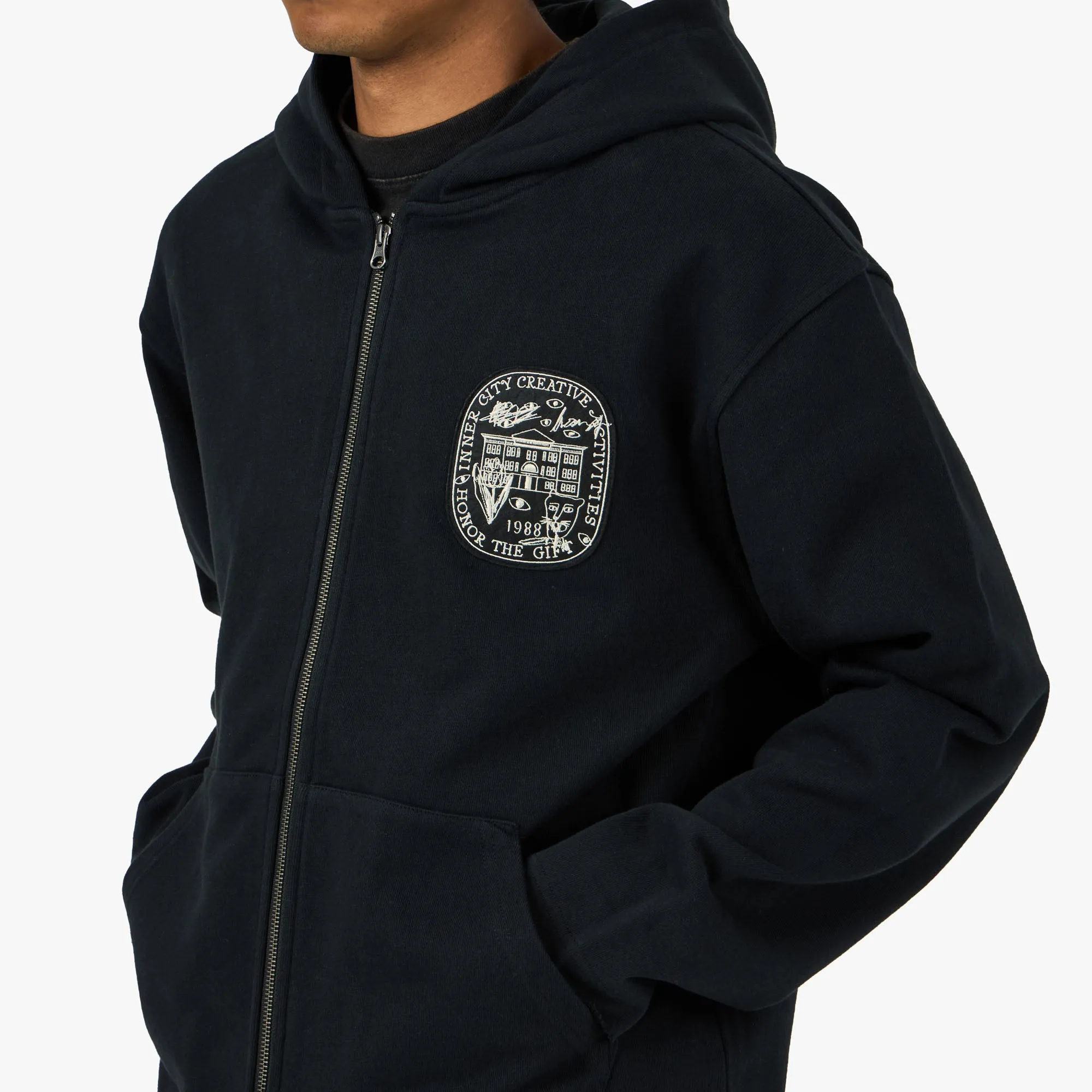 Honor The Gift Honor Art Institute Zip Hoodie Black sold by Livestock product image thumbnail 4
