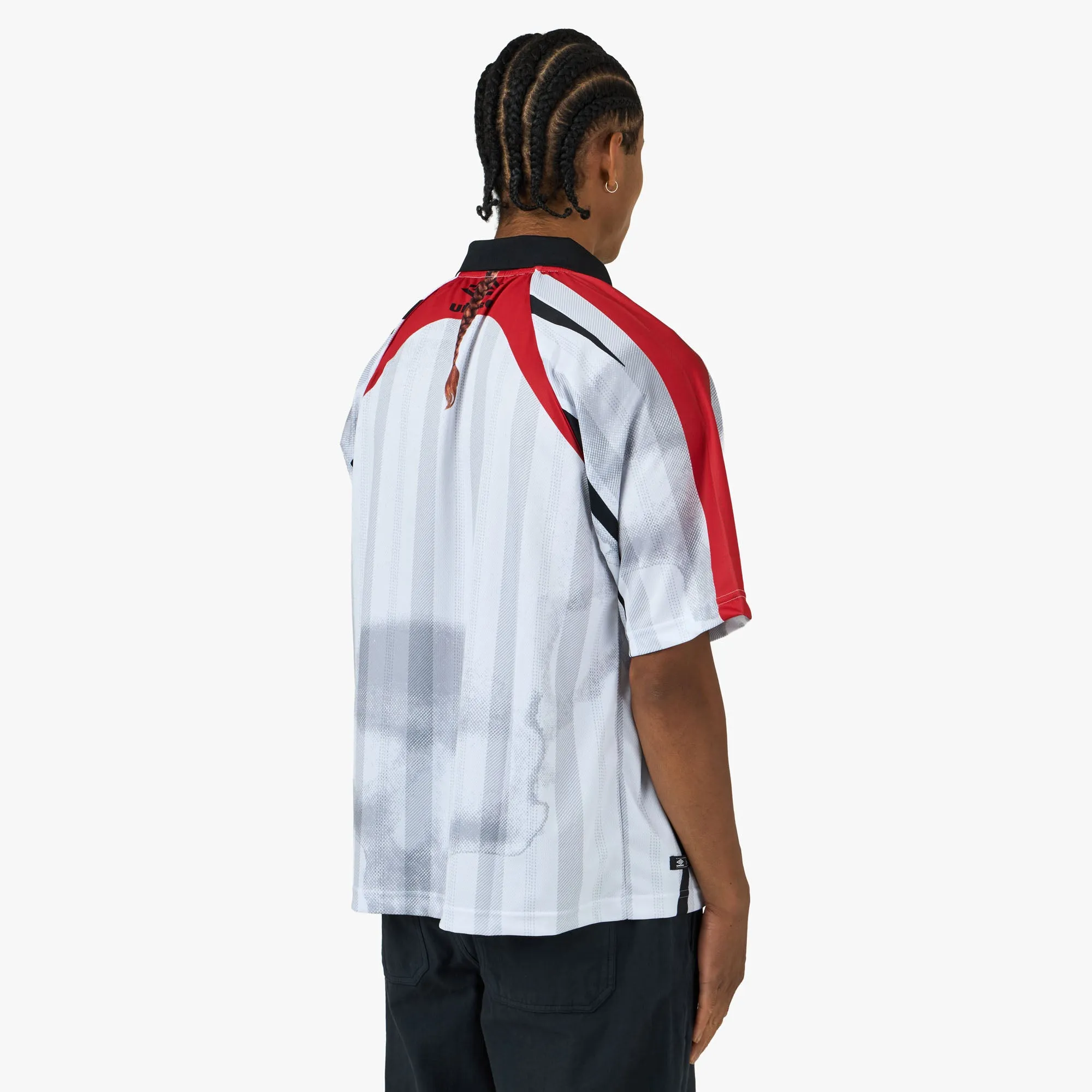 Umbro 01/03 Polo White / Red sold by Livestock product image thumbnail 3