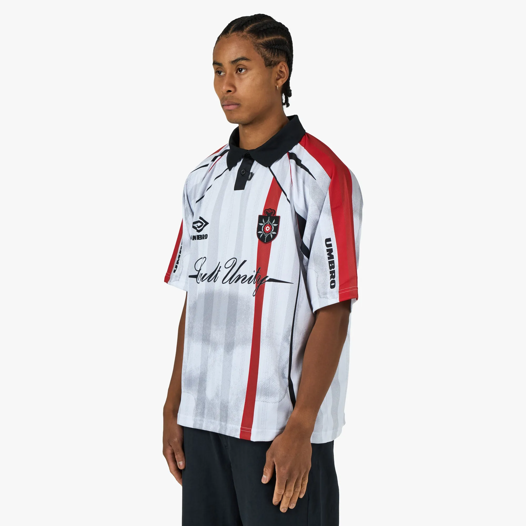 Umbro 01/03 Polo White / Red sold by Livestock product image thumbnail 2