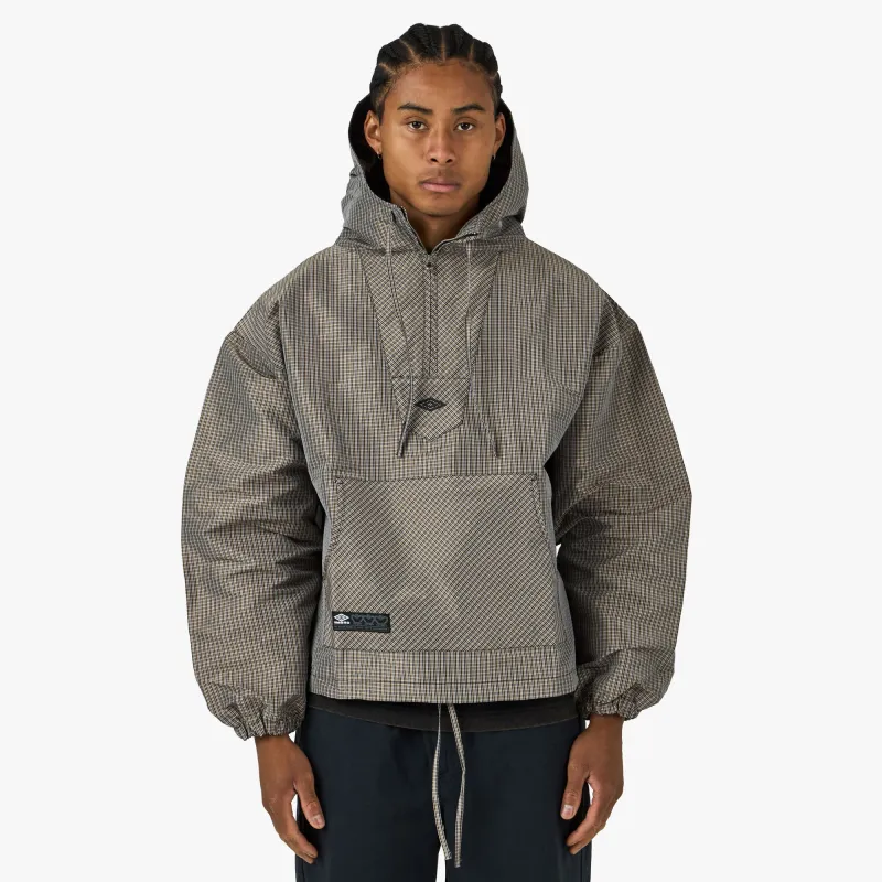 Umbro Checked Masked Anorak Beige / Black sold by Livestock