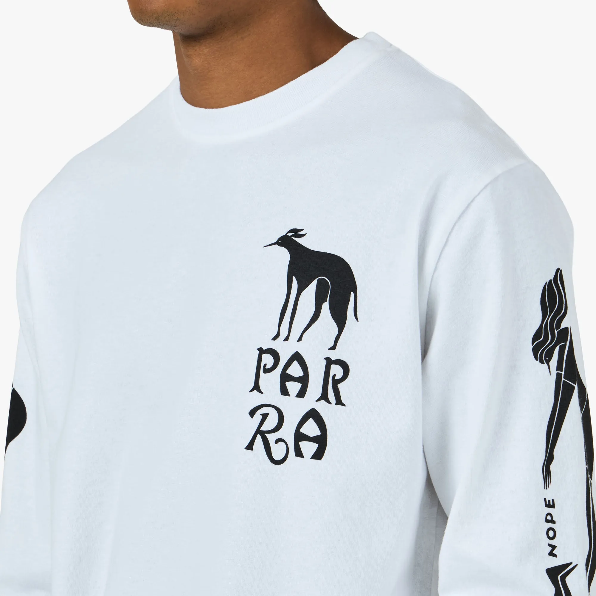 by Parra Dog Training Longsleeve T-Shirt White sold by Livestock product image thumbnail 4