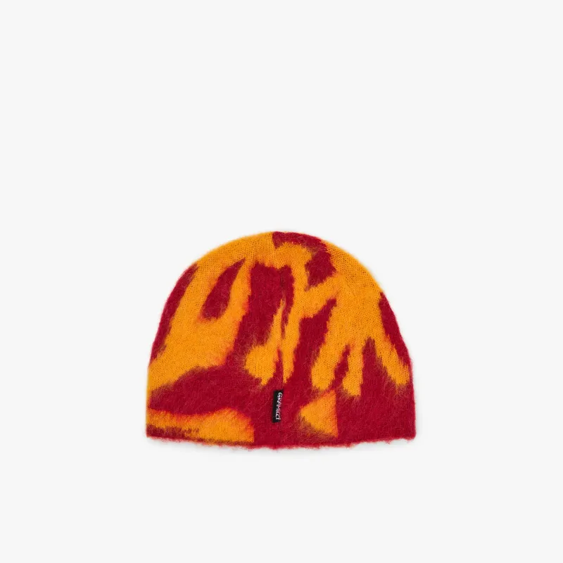 Gramicci Mohair Burly Runningman Beanie / Burnt Orange made by Gramicci
