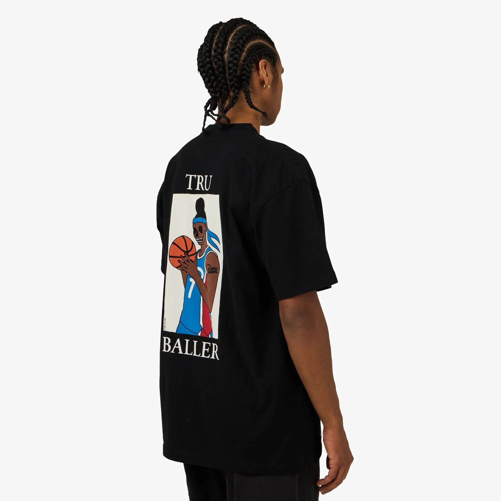 Patta Tru Baller T-Shirt Black sold by Livestock product image thumbnail 2