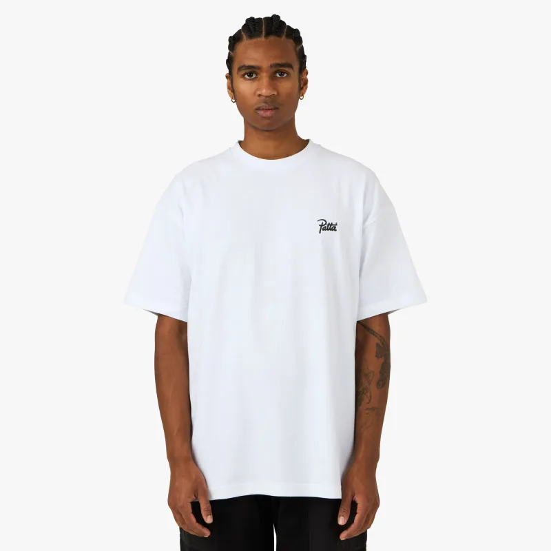 Patta Script Logo T-Shirt White sold by Livestock