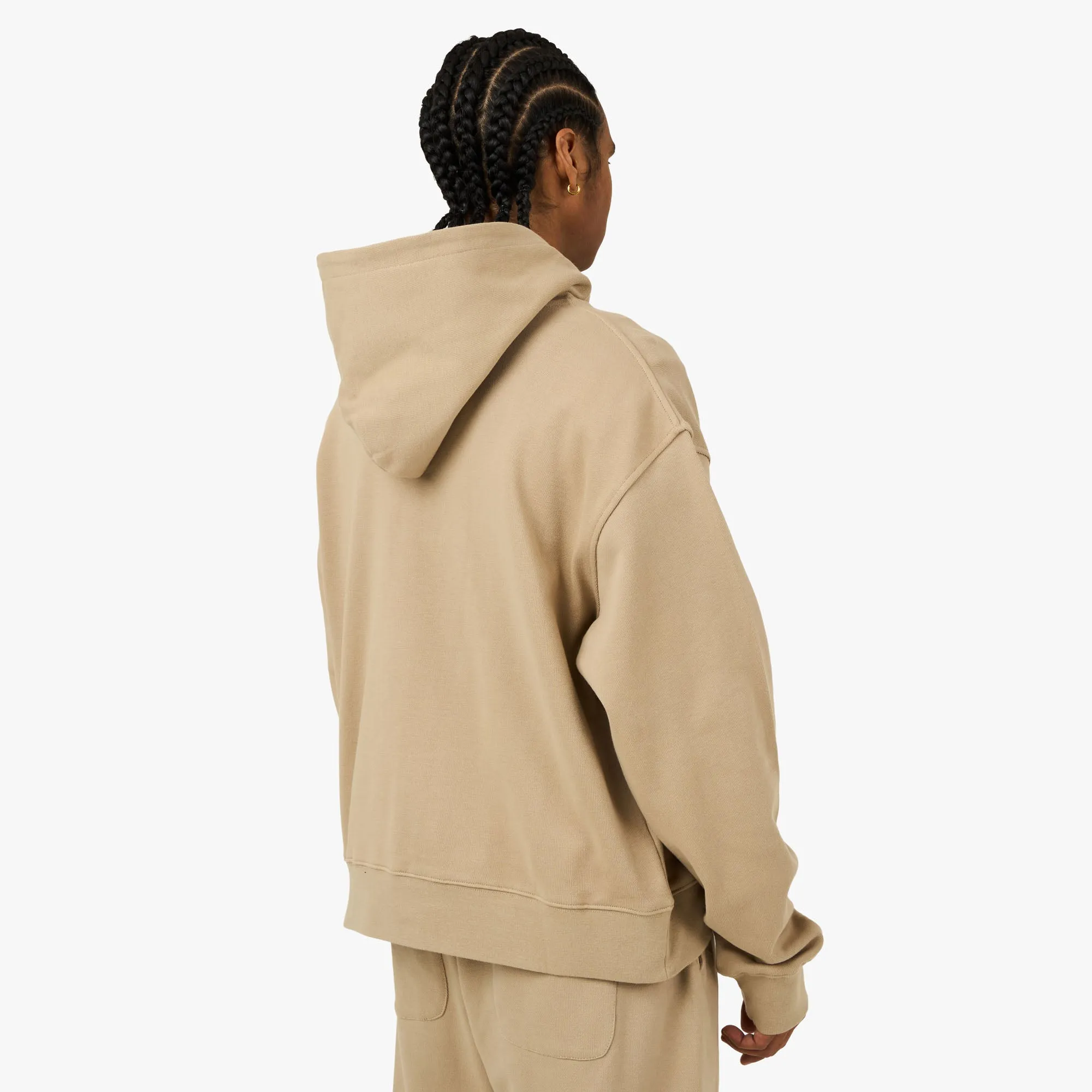 Honor The Gift Reverse Hoodie Pebble sold by Livestock product image thumbnail 3