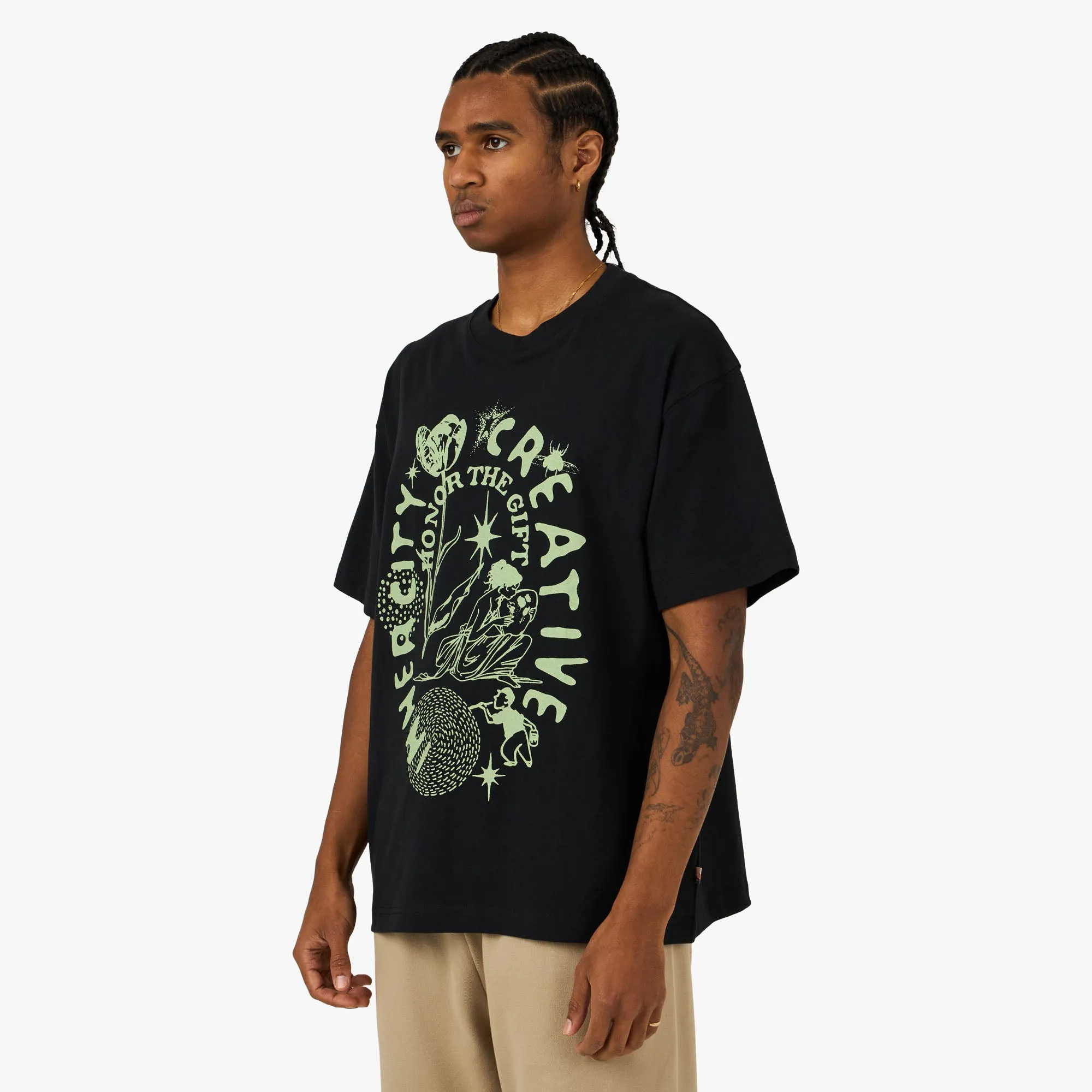 Honor The Gift Inner City Creative T-Shirt Black sold by Livestock product image thumbnail 2